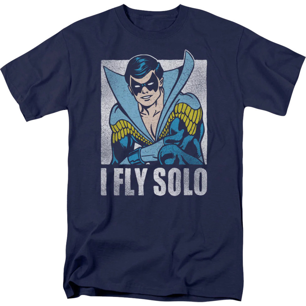 Nightwing I Fly Solo Dc Comics Tshirt